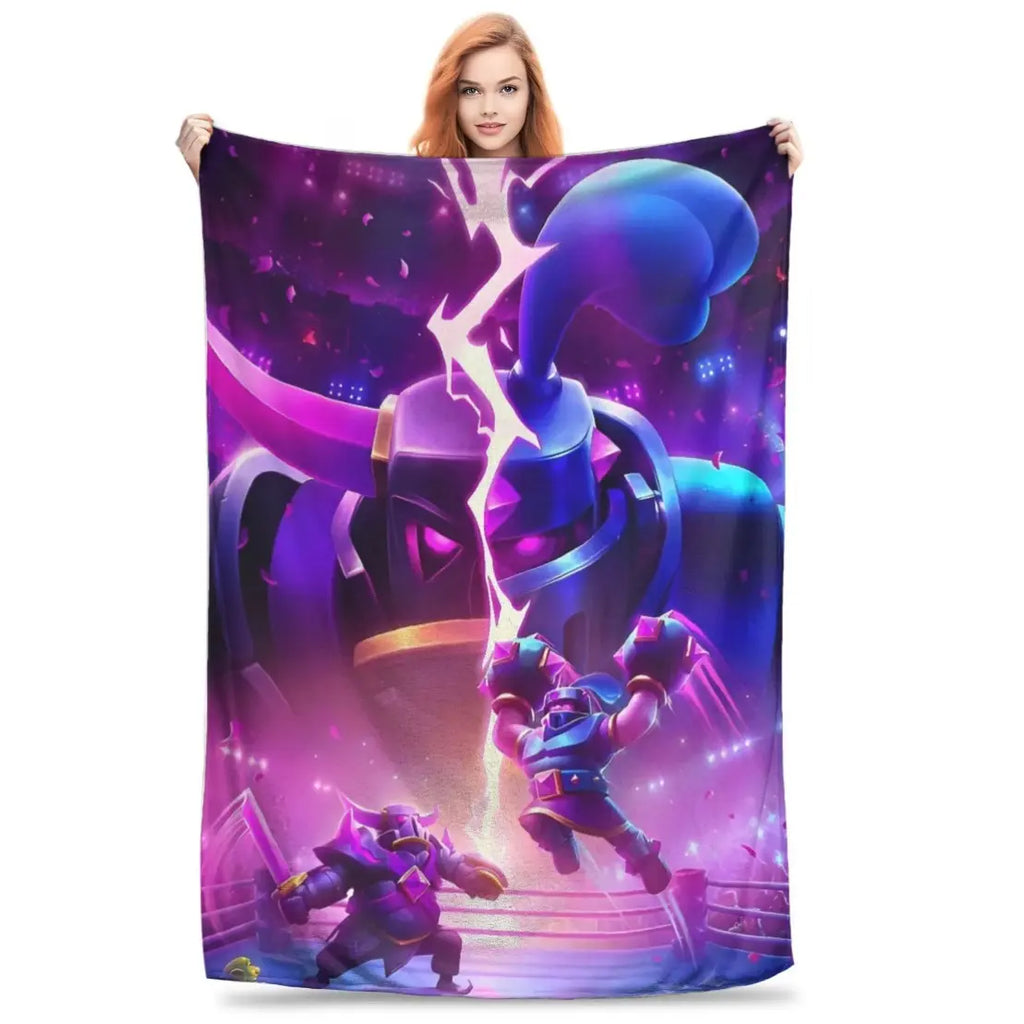 Clash Royale Game Super Soft Blanket Kids Plush Throw Blanket Street Trend Couch Bed Flannel Bedspread Sofa Bed Cover Christmas gift Dream Weave Home