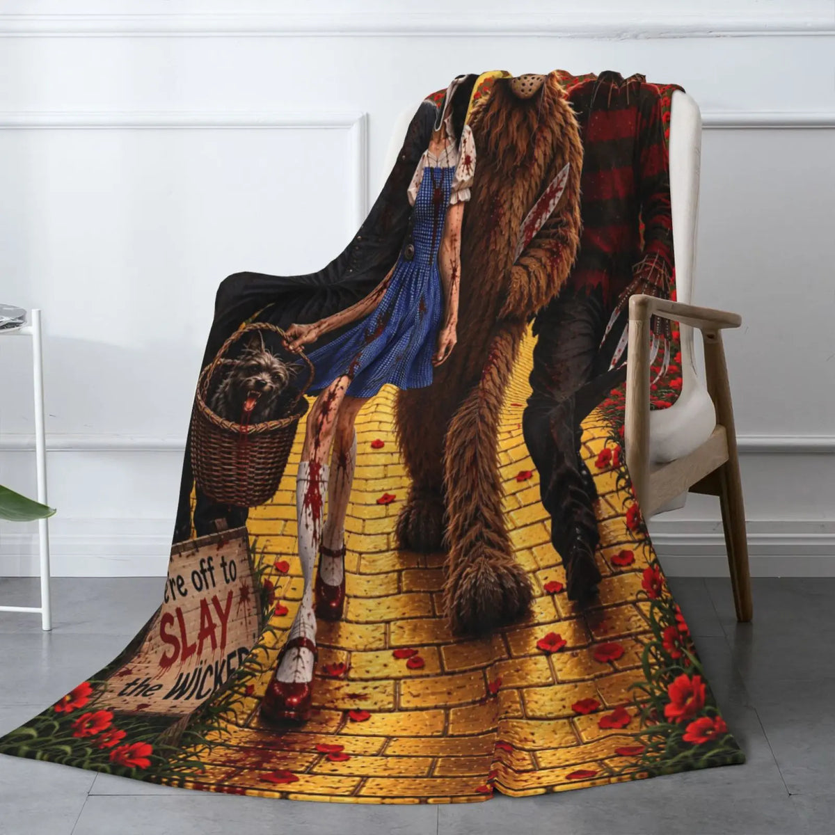 Halloween-M Blanket All Season Sofa Bedroom Chairs Dorm Couch Camping Soft Warm Cozy Bed Fleece Throw Gift for Men Women Boy Girl