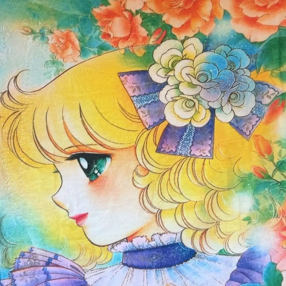 2025 New Style Candy Candy Girl Cartoon Anime Soft Plush Blanket,Flannel Throw Blanket Polyester Blanket for Living Room Bedroom Sofa Kid Gift