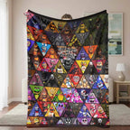 5 Nights at Freddy's (FNAF) Cartoon Character Flannel Throw Blanket - 60×80 in XL Bedding Cover, Lightweight, Cozy, Soft, Durable, Wrinkle-Resistant, Smooth Texture, Breathable, Vivid Dye, Ideal for Home/Indoor/Bedroom, Gifts, All Seasons, Halloween