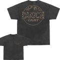 Washed Vintage Leopard Print T-Shirt Unisex Dual-Sided