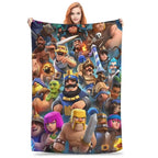 Clash Royale Game Super Soft Blanket Kids Plush Throw Blanket Street Trend Couch Bed Flannel Bedspread Sofa Bed Cover Christmas gift Dream Weave Home