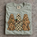 Hunting Season Ghosts Comfort Shirt: Camo Mallard Duck Halloween Tshirt