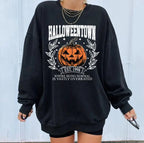 Halloweentown University Shirt - Sweatshirt - Hoodie, Halloween Town Est 1998 Sweatshirt, Fall Sweatshirt, Vintage Pumpkin Shirt, Women Halloween Sweatshirt, Spooky Season, Halloween Gift, Full Color, For Men, For Women, Casual, Classic Fashion, Tee Print
