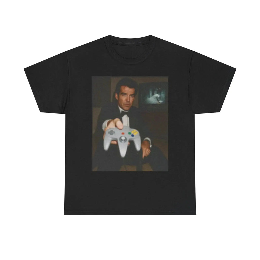 James Bond Goldeneye Vintage Graphic T Shirt Unisex Heavy Cotton Tee Gaming 90s