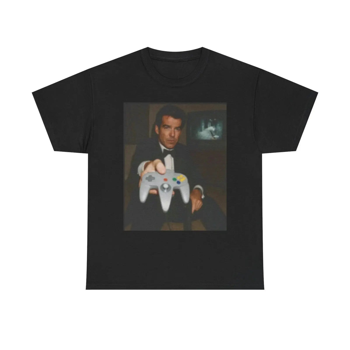 James Bond Goldeneye Vintage Graphic T Shirt Unisex Heavy Cotton Tee Gaming 90s