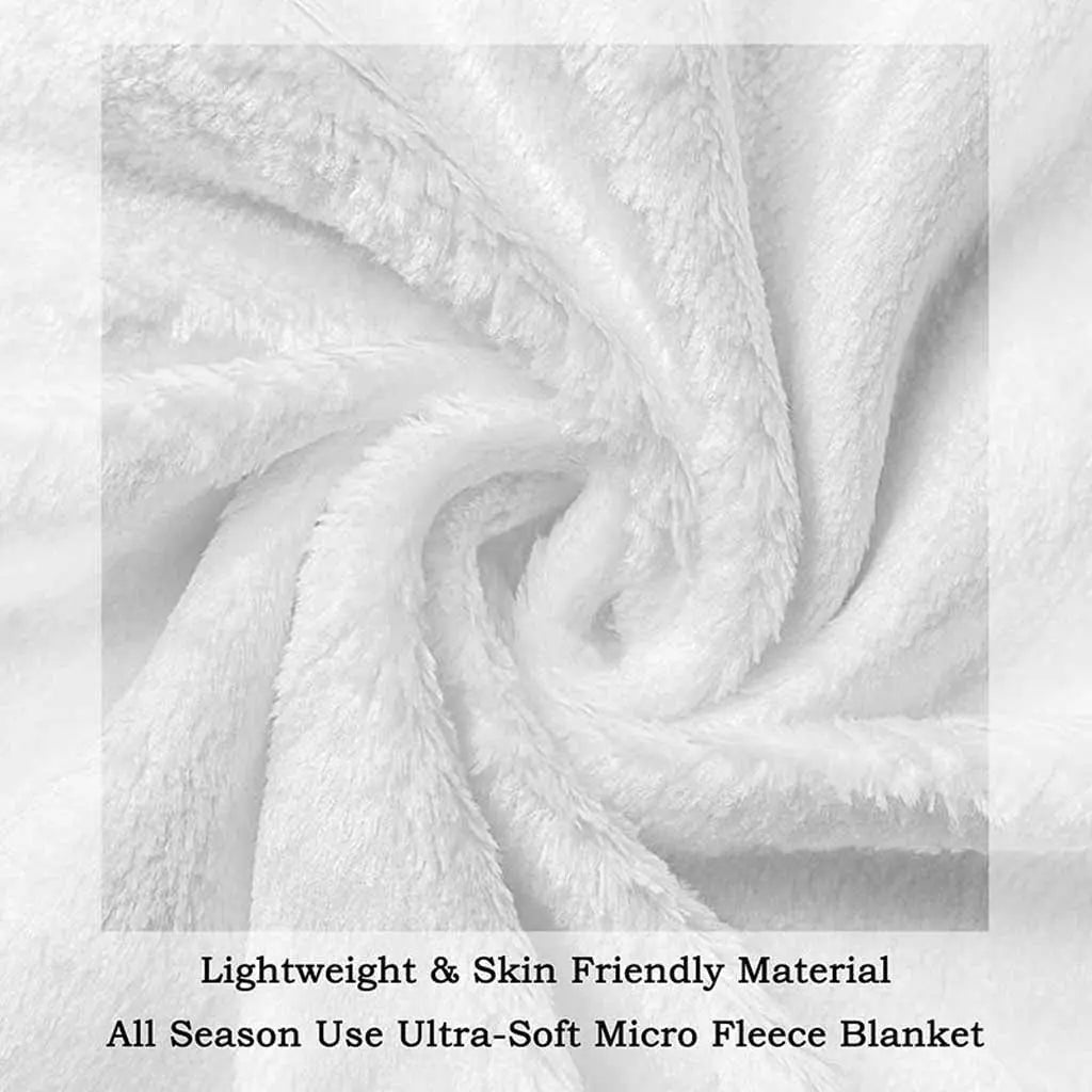 Glow Warrior Flannel Blanket - Lightning Aura Anime Print, Ultra Soft, Warm, Durable Texture, Boujee Home Accessories, Unique Room Decor, Bedroom Items for Cozy Look (Bedroom, Sofa Use)