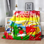 2025 New Style Candy Candy Girl Cartoon Anime Soft Plush Blanket,Flannel Throw Blanket Polyester Blanket for Living Room Bedroom Sofa Kid Gift