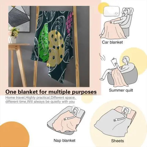 Christian Bible Jesus Soft Fleece Throw Blanket, 80x60 in, Christmas Plaid, Lightweight Warmth, Premium Textile for Home & Travel, Bedroom-Living Room Decoration