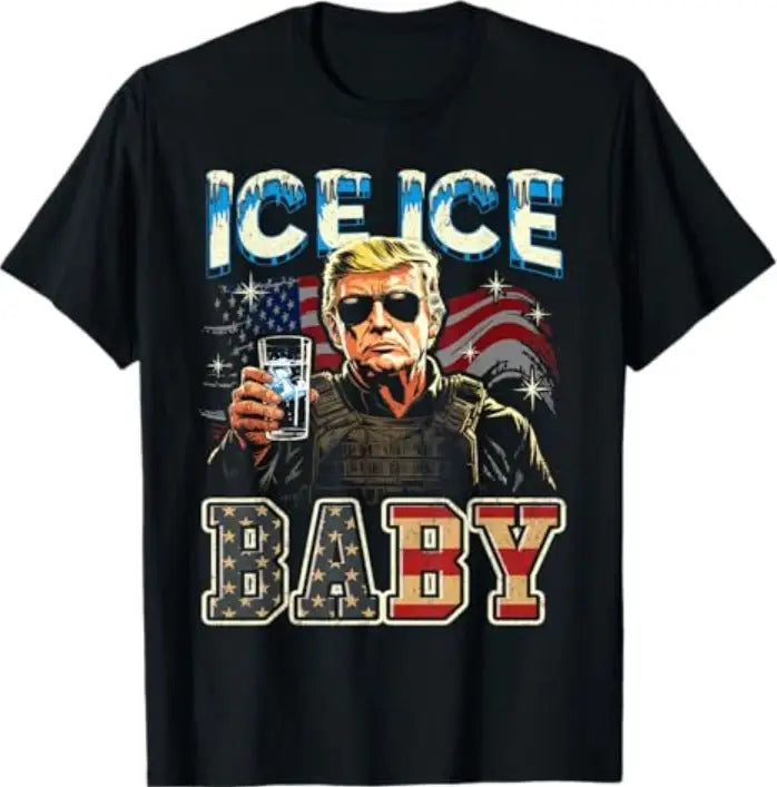 Vintage Ice Baby Funny Trump T-Shirt