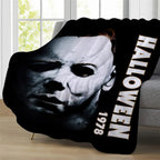 SPXUBZ Blanket Halloween Blanket Horror Movie Blanket Flannel Fleece Throw Blanket for Kids Adults Bedding