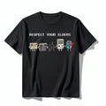 Men's Vintage T-Shirt, Aesthetic Retro Gamer Graphic Cotton Tee, Shortsleeve Round Neck Streetwear, Funny Gifts for Guys, Vintage T-Shirts