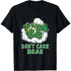 100% Cotton Funny Bear Smoking Weed 4:20 T-Shirt