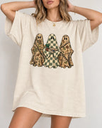 Hunting Season Ghosts Comfort Shirt: Camo Mallard Duck Halloween Tshirt