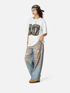 Aelfric Eden Camo 10 Patch Oversized Tee Unisex Streetwear