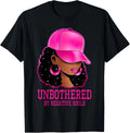 African American Afro Queen Sassy Unbothered T-Shirt