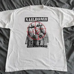 Youth and Adult Nailbomb Band T-Shirt, 90s Graphic Tee, Streetwear Unisex Shirt Style, Gift for Women, Men