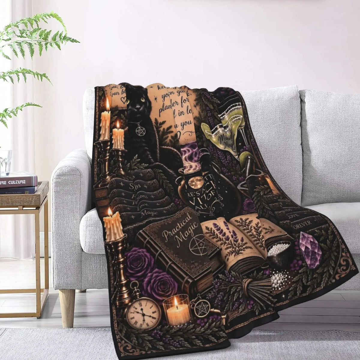 Halloween-M Blanket All Season Sofa Bedroom Chairs Dorm Couch Camping Soft Warm Cozy Bed Fleece Throw Gift for Men Women Boy Girl