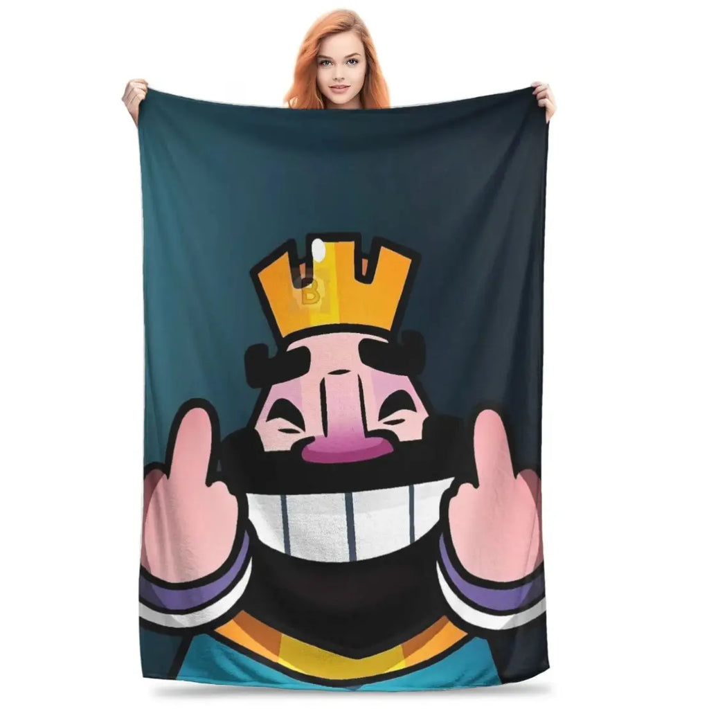 Clash Royale Game Super Soft Blanket Kids Plush Throw Blanket Street Trend Couch Bed Flannel Bedspread Sofa Bed Cover Christmas gift Dream Weave Home