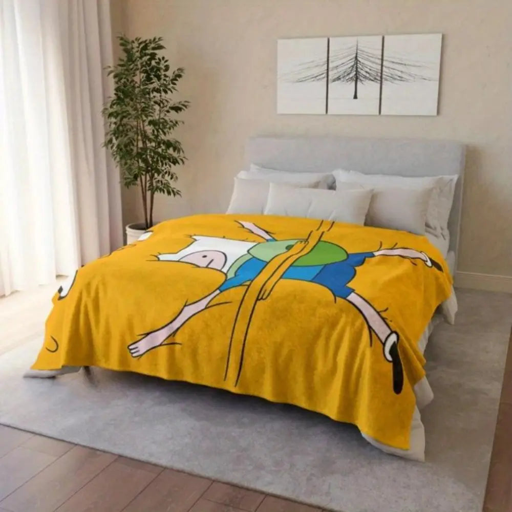 Adventure Time Blanket | Adventure Time Decorations, Home Decor, Gifts, Finn