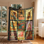 Dungeon Crawler Carl Flannel Throw Blanket Soft Funny Throw Blanket Cozy Lightweight Plush Portable Cover Blanket For Sofa,Warm Gift For Birthday,Christmas,Multiple Blanket
