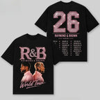 Raymond Brown R&B Tour 2026 Oversized Vintage Heavyweight T-Shirt