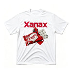 Vintage Boss Xanax Bar Graphic Tee, Streetwear Heavyweight Graphic T-Shirt, Unisex Vintage Graphic Tees Gothic Grunge Y2k Emo Scene Amity Affliction Style Clothes Men Women Streetwear  Menswear