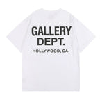GALLERY DEPT Classic Letter Skull T-Shirt for Men & Women