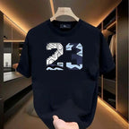 Men's Casual Round Neck T-Shirts with Unique Printed Designs