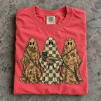 Hunting Season Ghosts Comfort Shirt: Camo Mallard Duck Halloween Tshirt