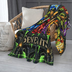 Halloween-M Blanket All Season Sofa Bedroom Chairs Dorm Couch Camping Soft Warm Cozy Bed Fleece Throw Gift for Men Women Boy Girl