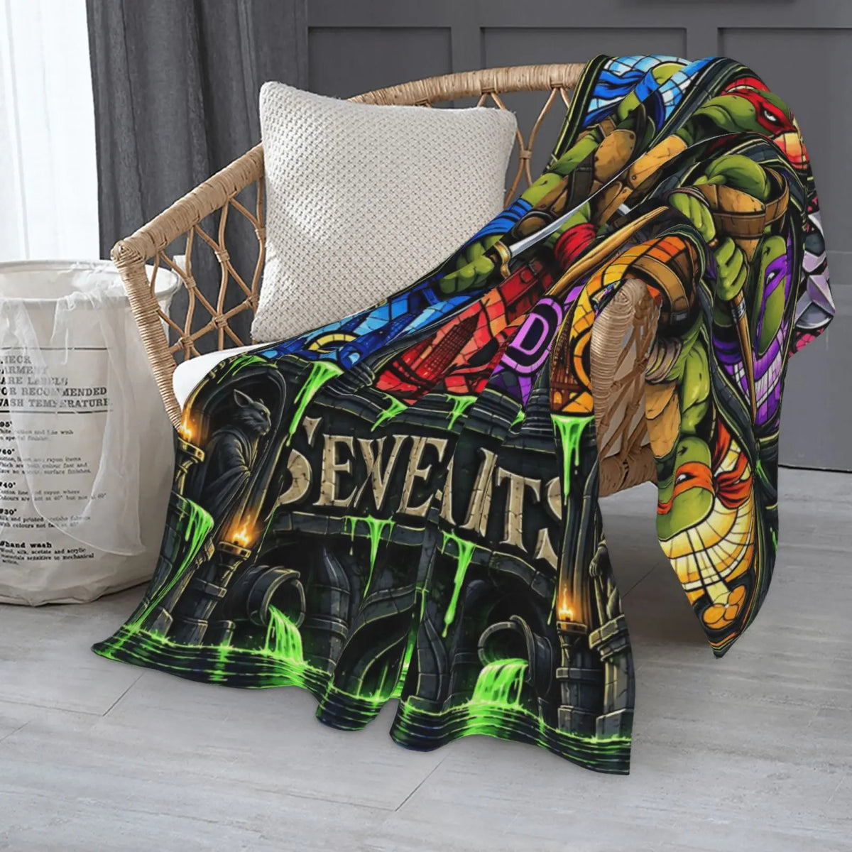 Halloween-M Blanket All Season Sofa Bedroom Chairs Dorm Couch Camping Soft Warm Cozy Bed Fleece Throw Gift for Men Women Boy Girl