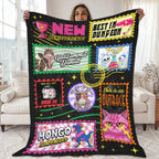 Dungeon Crawler Carl Flannel Throw Blanket Soft Funny Throw Blanket Cozy Lightweight Plush Portable Cover Blanket For Sofa,Warm Gift For Birthday,Christmas,Multiple Blanket
