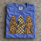 Hunting Season Ghosts Comfort Shirt: Camo Mallard Duck Halloween Tshirt