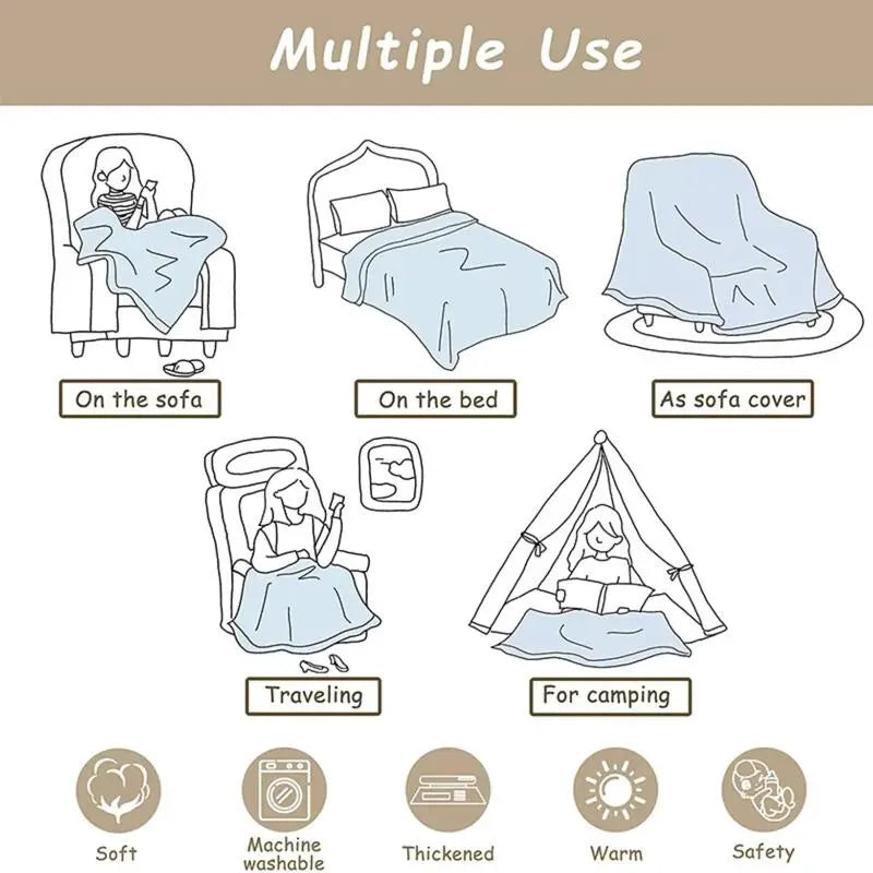 FNAF Avatar Animal Character Plush Throw Blanket - Soft Fluffy Fleece, Lightweight Cozy Warm, Machine Washable for Bed Sofa, Perfect Christmas Gift
