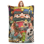 Clash Royale Game Super Soft Blanket Kids Plush Throw Blanket Street Trend Couch Bed Flannel Bedspread Sofa Bed Cover Christmas gift Dream Weave Home
