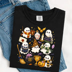 Comfort Colors Wizard Ghost Shirt, Magical Halloween Graphic Tee, Fantasy Ghost T-Shirt, Spooky Wizard World Inspired Gift