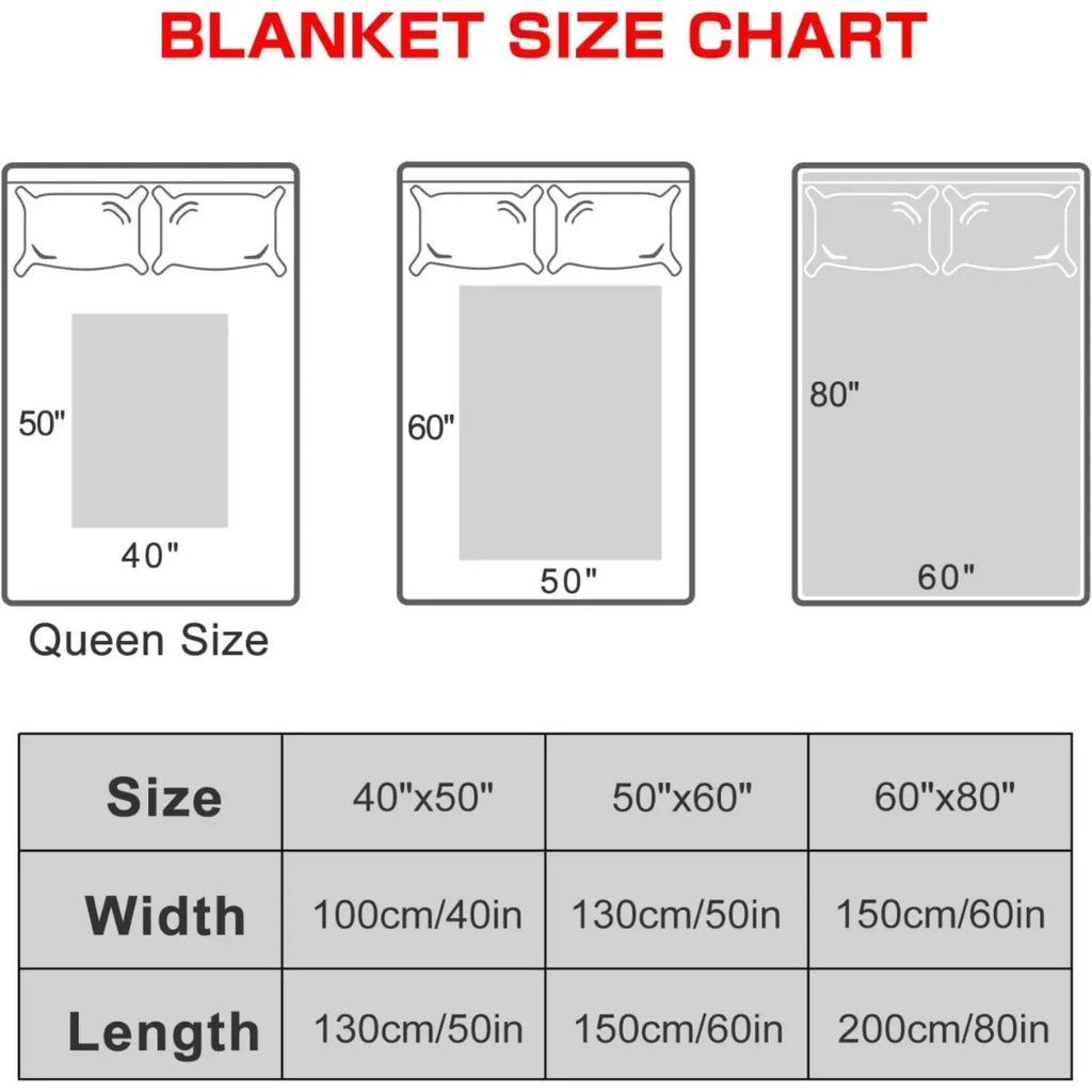 Halloween-M Blanket All Season Sofa Bedroom Chairs Dorm Couch Camping Soft Warm Cozy Bed Fleece Throw Gift for Men Women Boy Girl