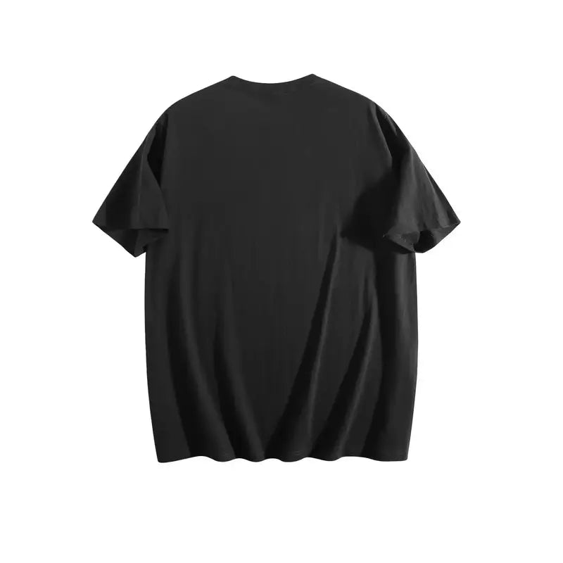 Men's Cotton Coastal Whale Graphic T-Shirt for Summer Streetwear