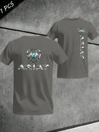 Men's Ariat Print Graphic T-Shirt, Casual Long Sleeve Top, Comfortable Fit for Daily Wear, Ideal for Home & Leisure Activities, Menswear