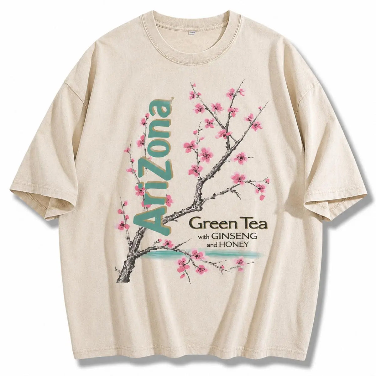 Vintage Arizona Green Tea Cherry Blossom Shirt Unisex Tee