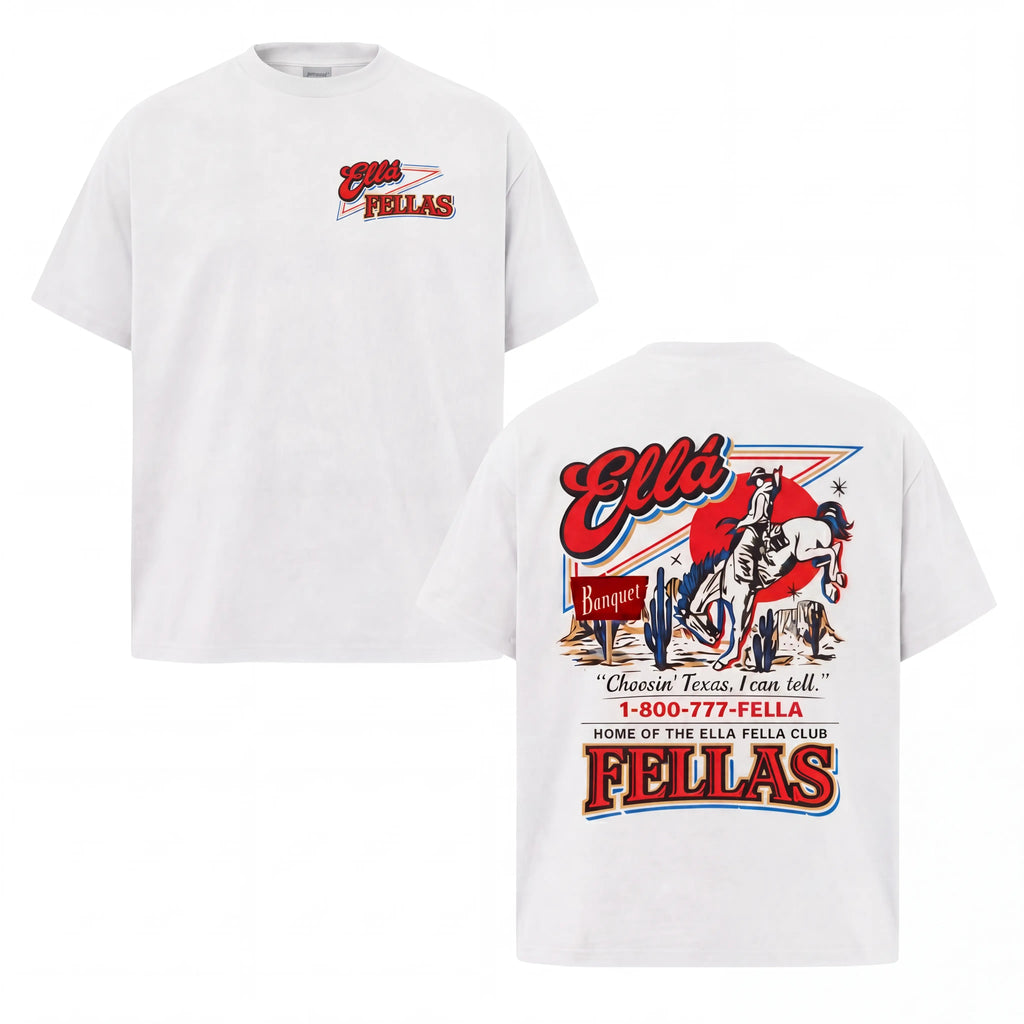 Ella Fella Club Shirt - Trendy Unisex Graphic Tee in Multiple Colors
