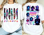 Halloween Horror T-shirt, Spooky Neon T-shirt, Horror Characters Halloween Gift, Horror Movie T-shirt, Spooky Season Shirt