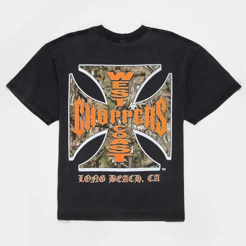 WEST COAST CHOPPERS Camo Fill Mens Boxy Tee