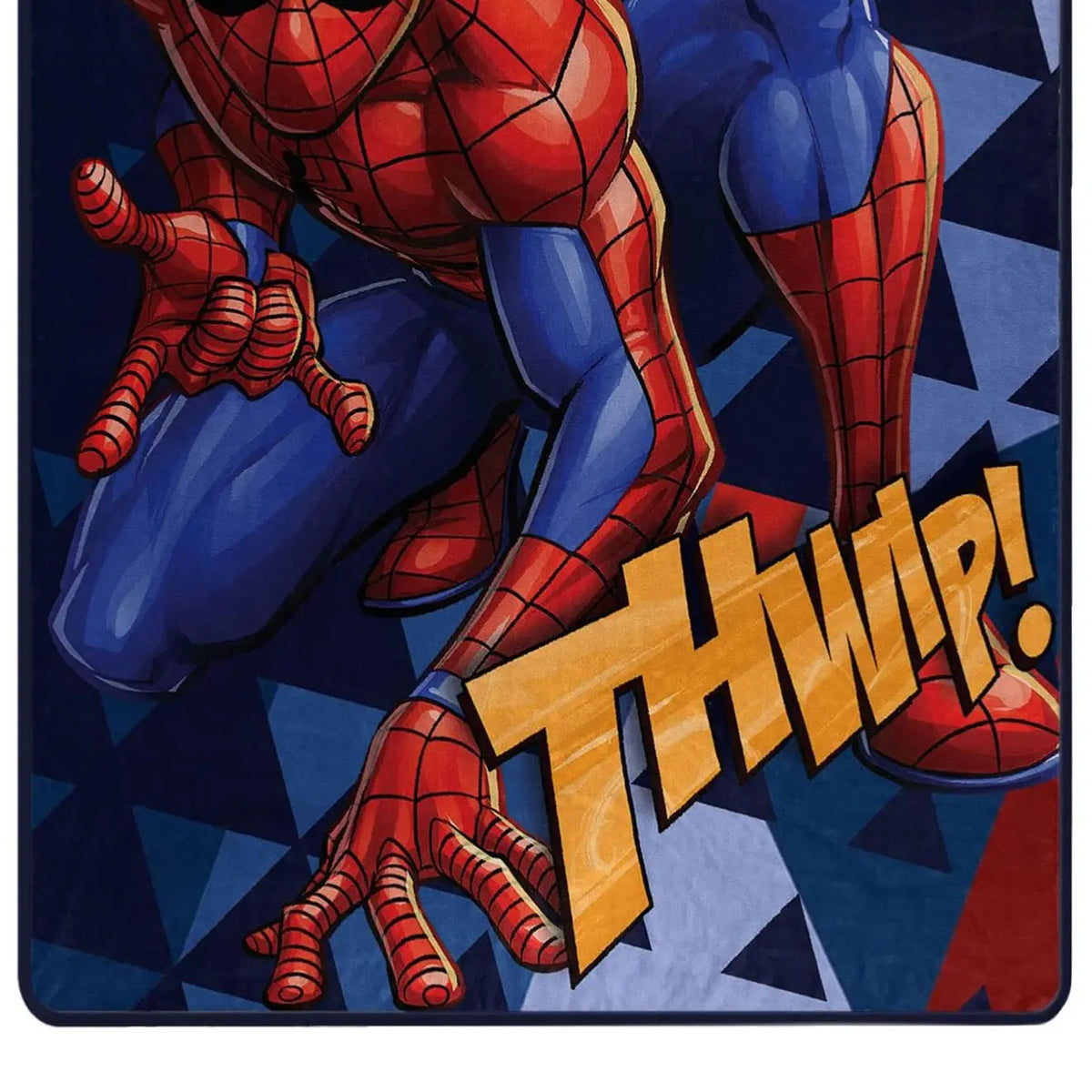 Marvel Spider-Man Blanket Crouched Action Stance 60 x 80" Silk Touch Back Throw